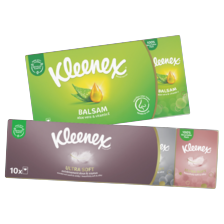 Alle Kleenex zakdoekjes of tissues